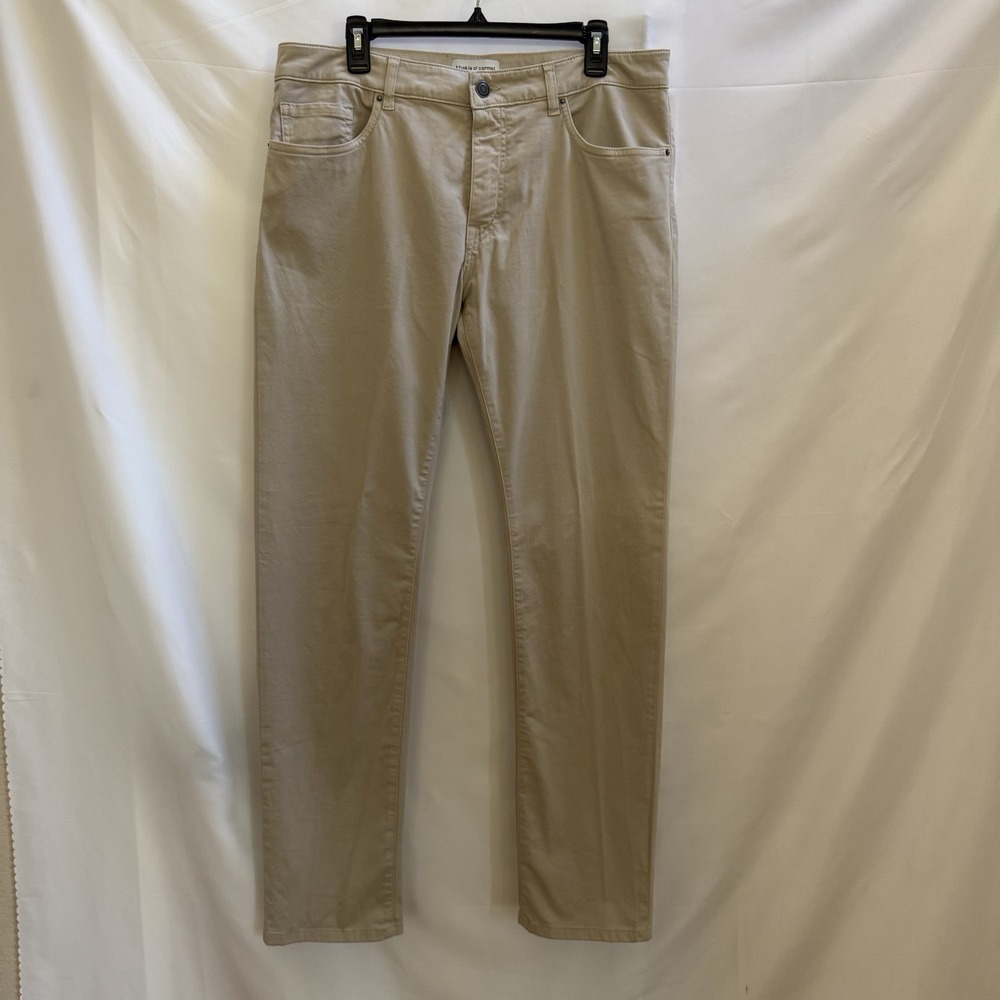 Khaki's of Carmel Men 36 x 34 Cotton Luxury Chino Pants Designer Italy